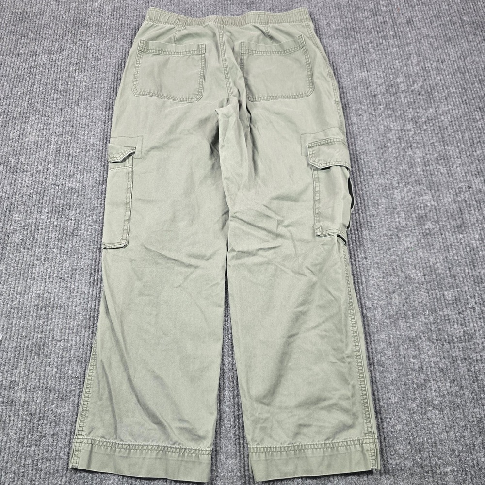 Abercrombie & Fitch Pants Womens 29 Short Green Cargo Straight‎ Twill Pockets - Picture 3 of 14